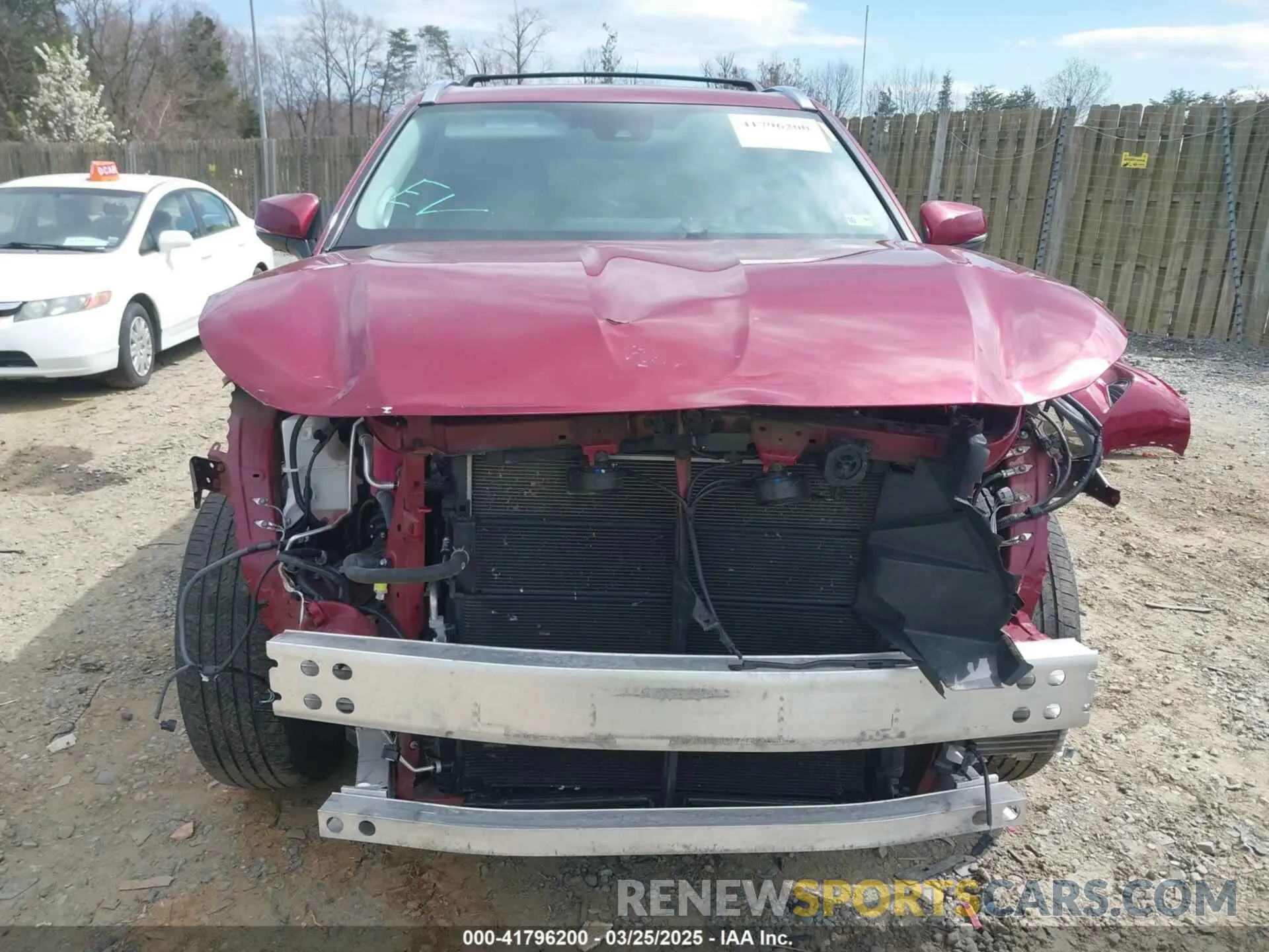 13 fotografías del automóvil dañado 5TDEBRCH3LS003336 TOYOTA HIGHLANDER 2020