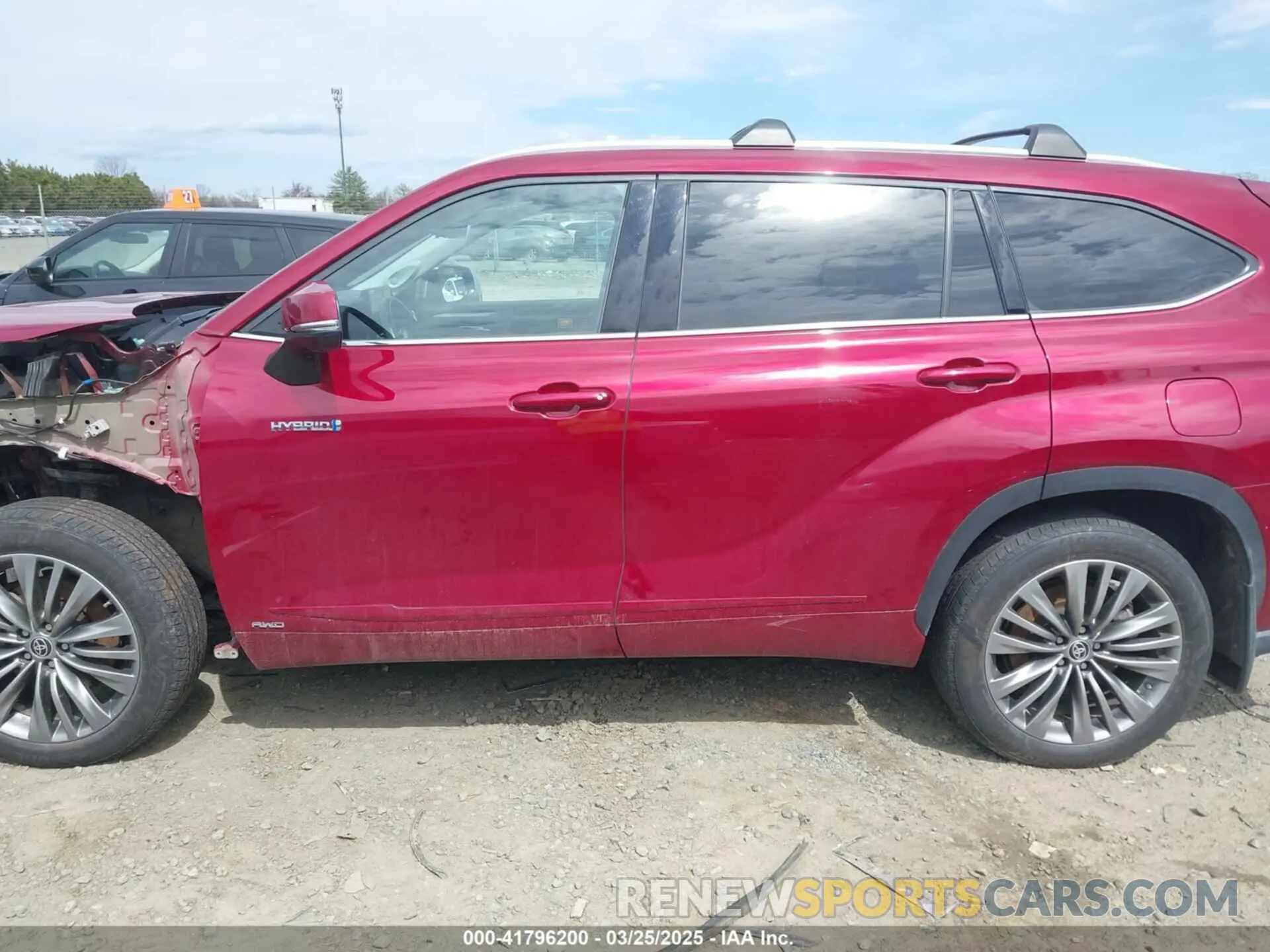 15 fotografías del automóvil dañado 5TDEBRCH3LS003336 TOYOTA HIGHLANDER 2020