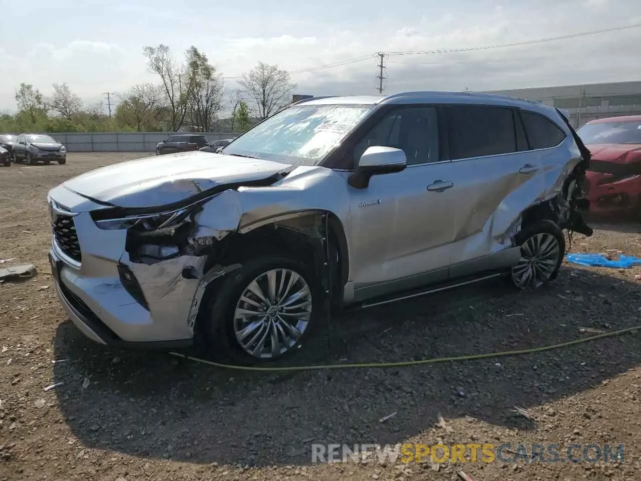 1 fotografías del automóvil dañado 5TDEBRCH4LS004852 TOYOTA HIGHLANDER 2020