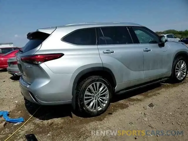 14 fotografías del automóvil dañado 5TDEBRCH4LS004852 TOYOTA HIGHLANDER 2020