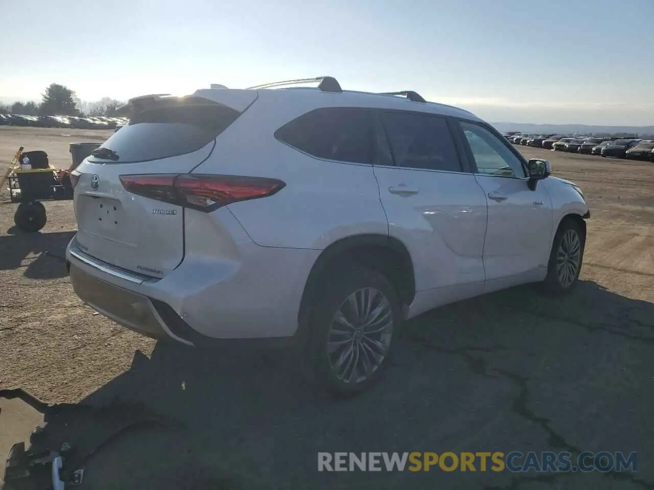 3 fotografías del automóvil dañado 5TDEBRCH4LS010490 TOYOTA HIGHLANDER 2020