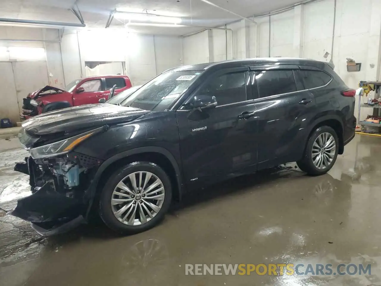 1 fotografías del automóvil dañado 5TDEBRCH6LS008319 TOYOTA HIGHLANDER 2020