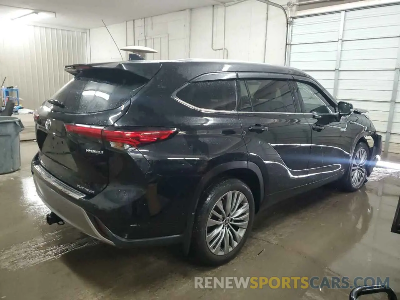 3 fotografías del automóvil dañado 5TDEBRCH6LS008319 TOYOTA HIGHLANDER 2020