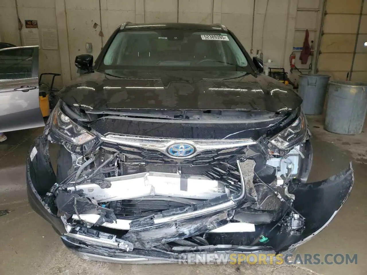 5 fotografías del automóvil dañado 5TDEBRCH6LS008319 TOYOTA HIGHLANDER 2020