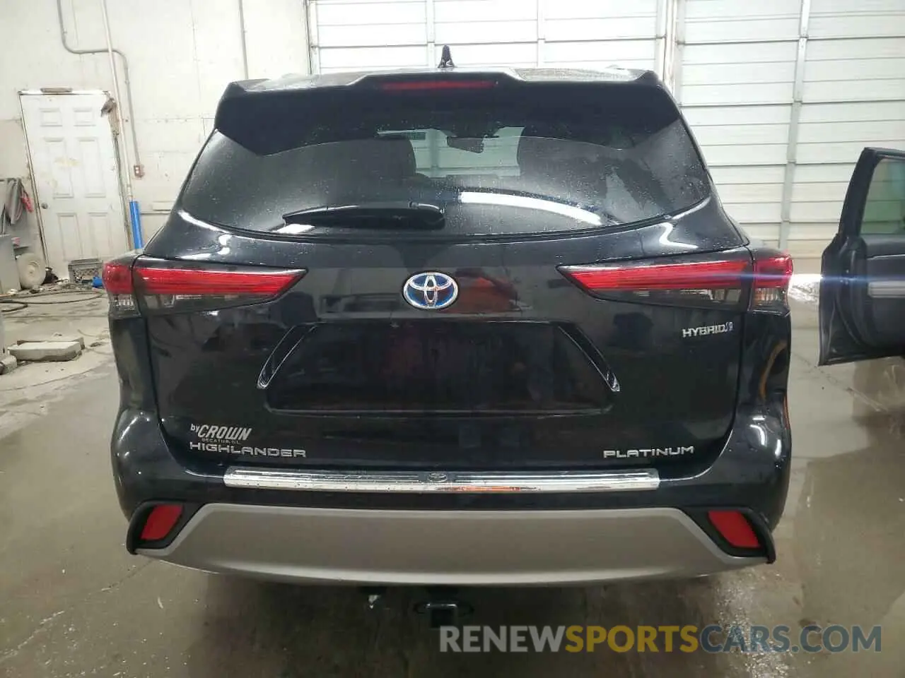 6 fotografías del automóvil dañado 5TDEBRCH6LS008319 TOYOTA HIGHLANDER 2020