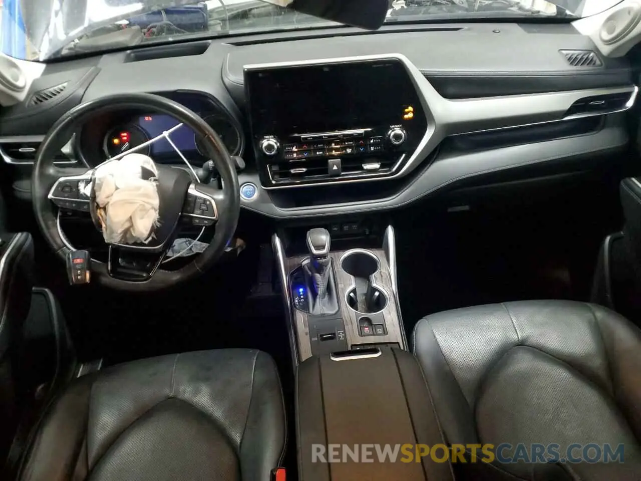 8 fotografías del automóvil dañado 5TDEBRCH6LS008319 TOYOTA HIGHLANDER 2020