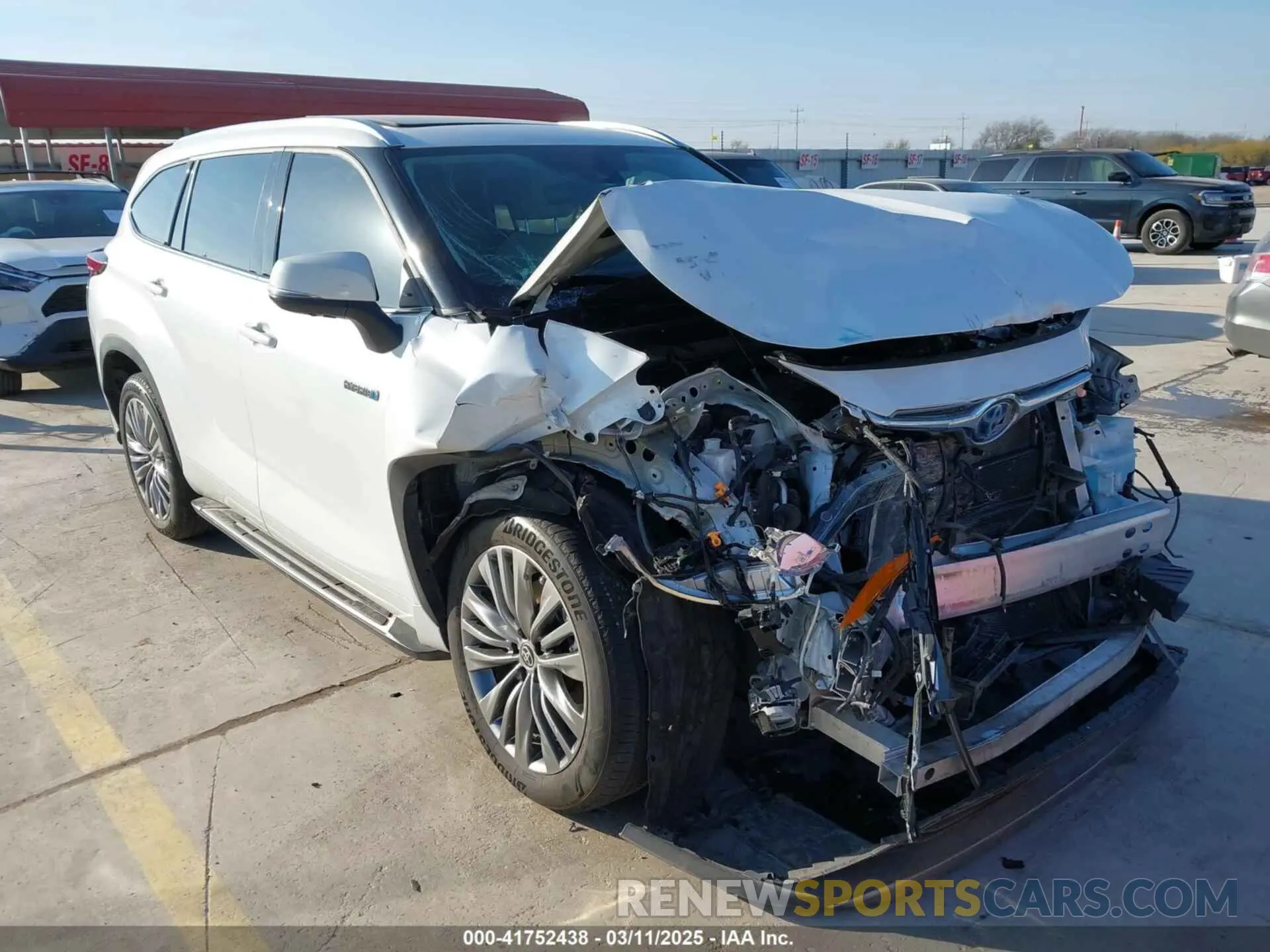 1 fotografías del automóvil dañado 5TDFARAH3LS004075 TOYOTA HIGHLANDER 2020