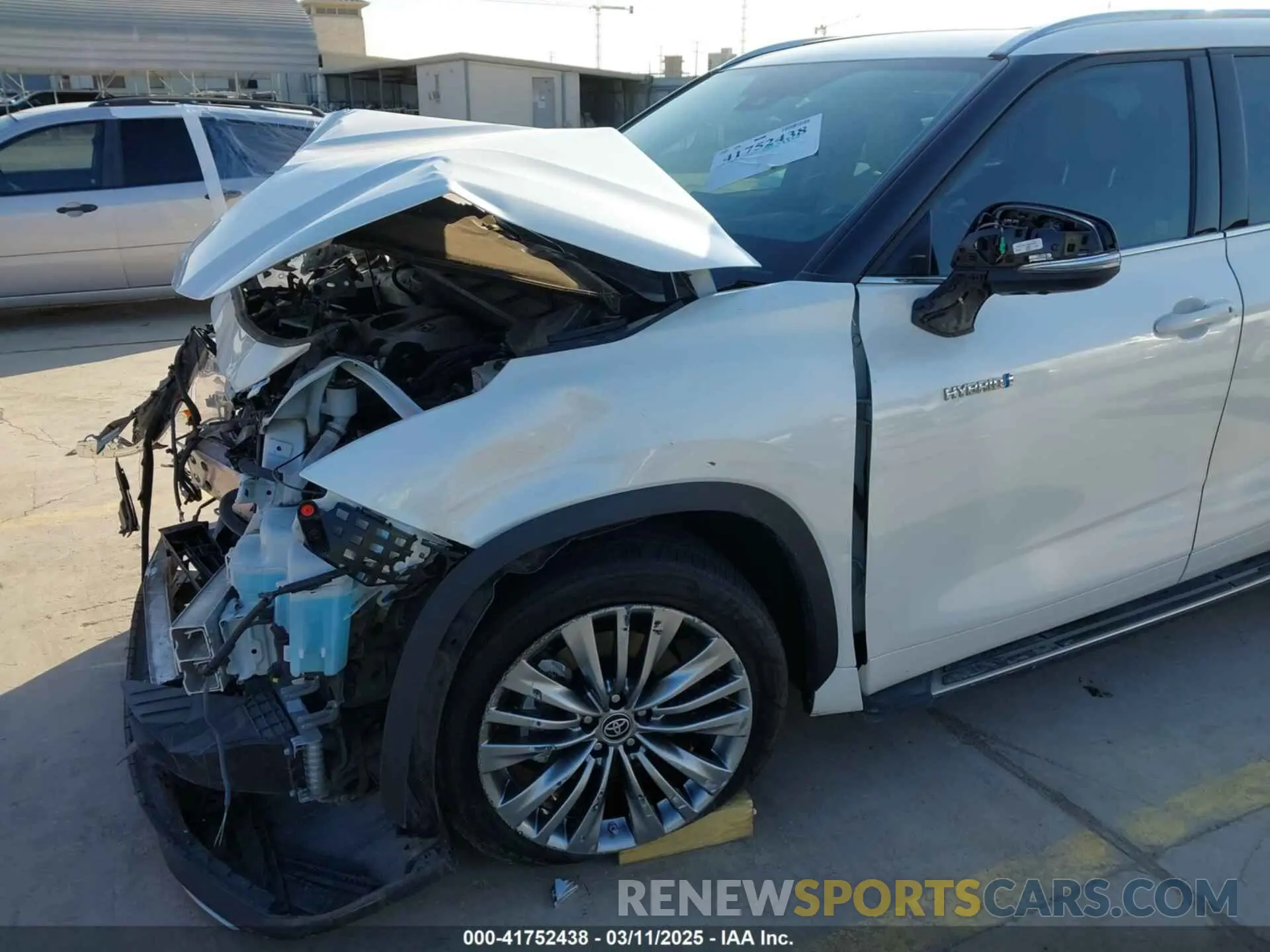 18 fotografías del automóvil dañado 5TDFARAH3LS004075 TOYOTA HIGHLANDER 2020