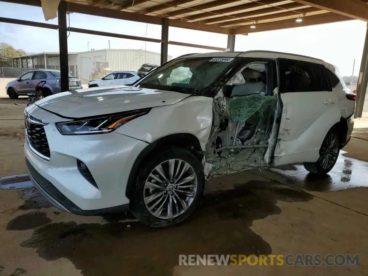 1 fotografías del automóvil dañado 5TDFZRAH0LS006388 TOYOTA HIGHLANDER 2020