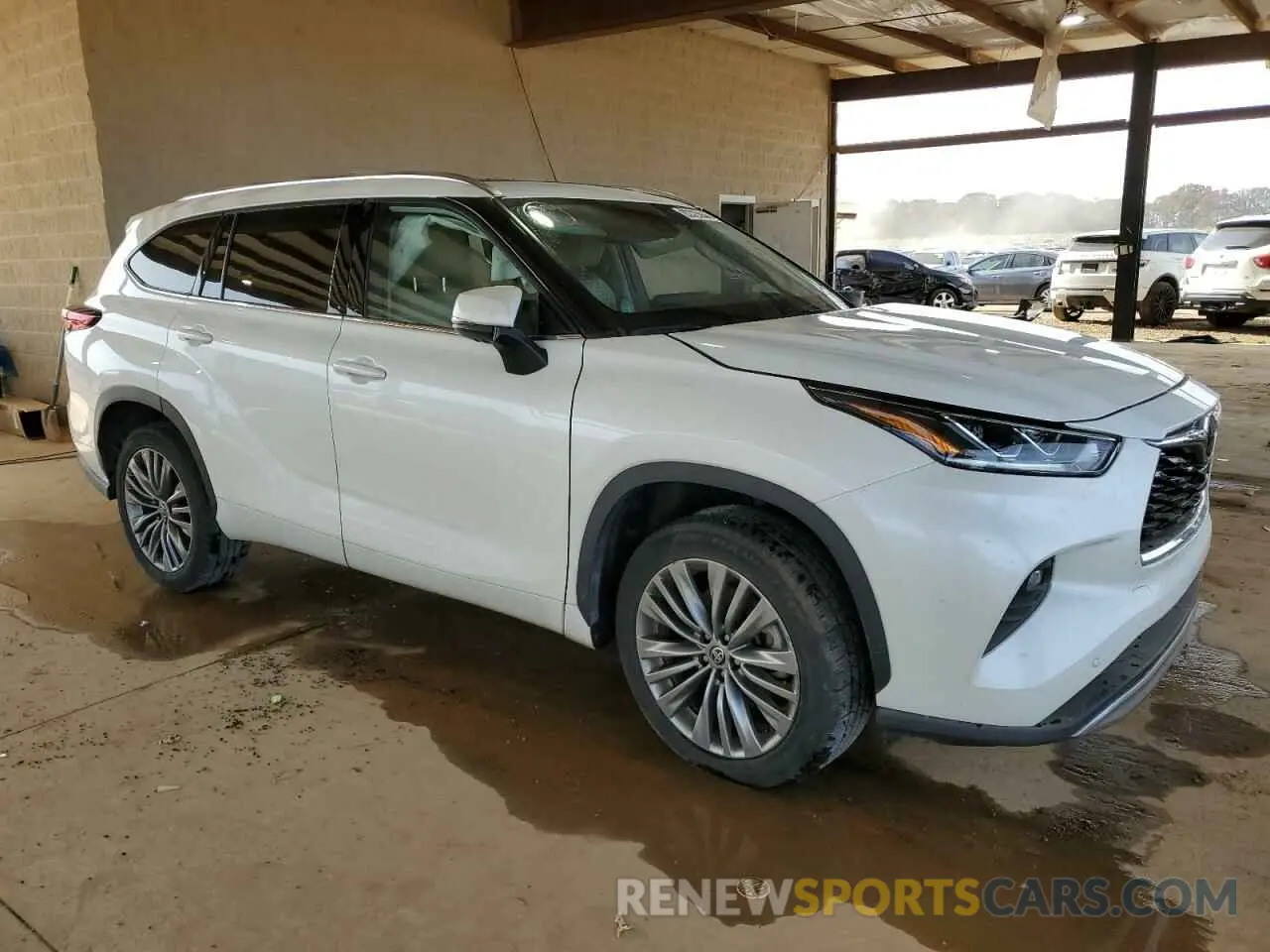 4 fotografías del automóvil dañado 5TDFZRAH0LS006388 TOYOTA HIGHLANDER 2020