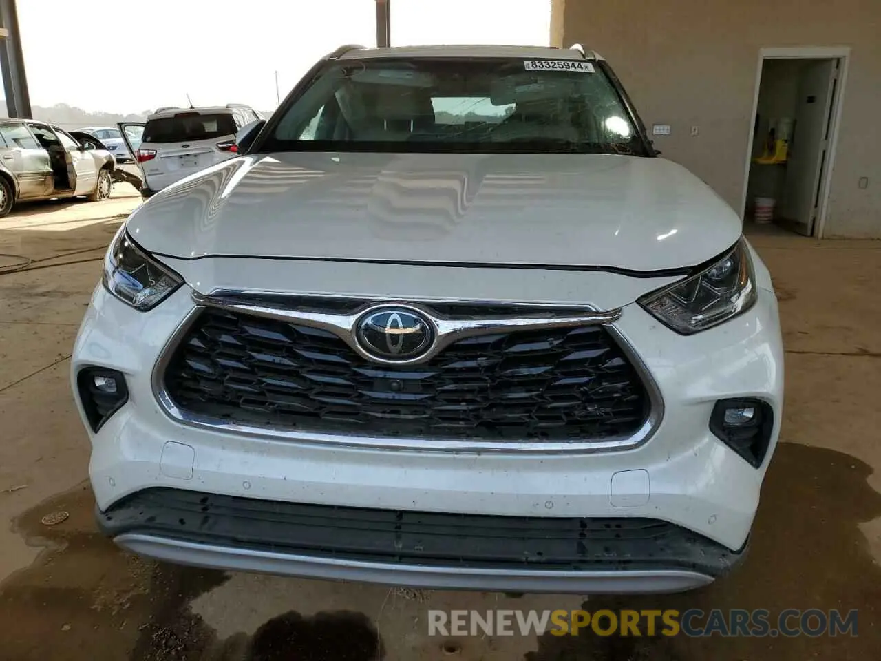 5 fotografías del automóvil dañado 5TDFZRAH0LS006388 TOYOTA HIGHLANDER 2020