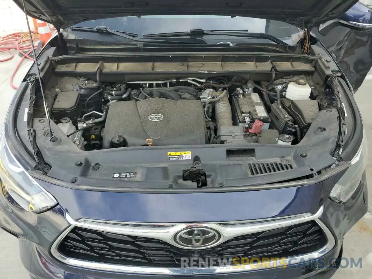 12 fotografías del automóvil dañado 5TDFZRAH8LS021849 TOYOTA HIGHLANDER 2020