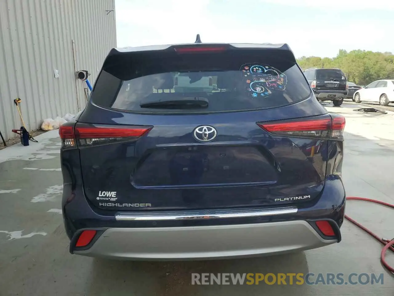6 fotografías del automóvil dañado 5TDFZRAH8LS021849 TOYOTA HIGHLANDER 2020