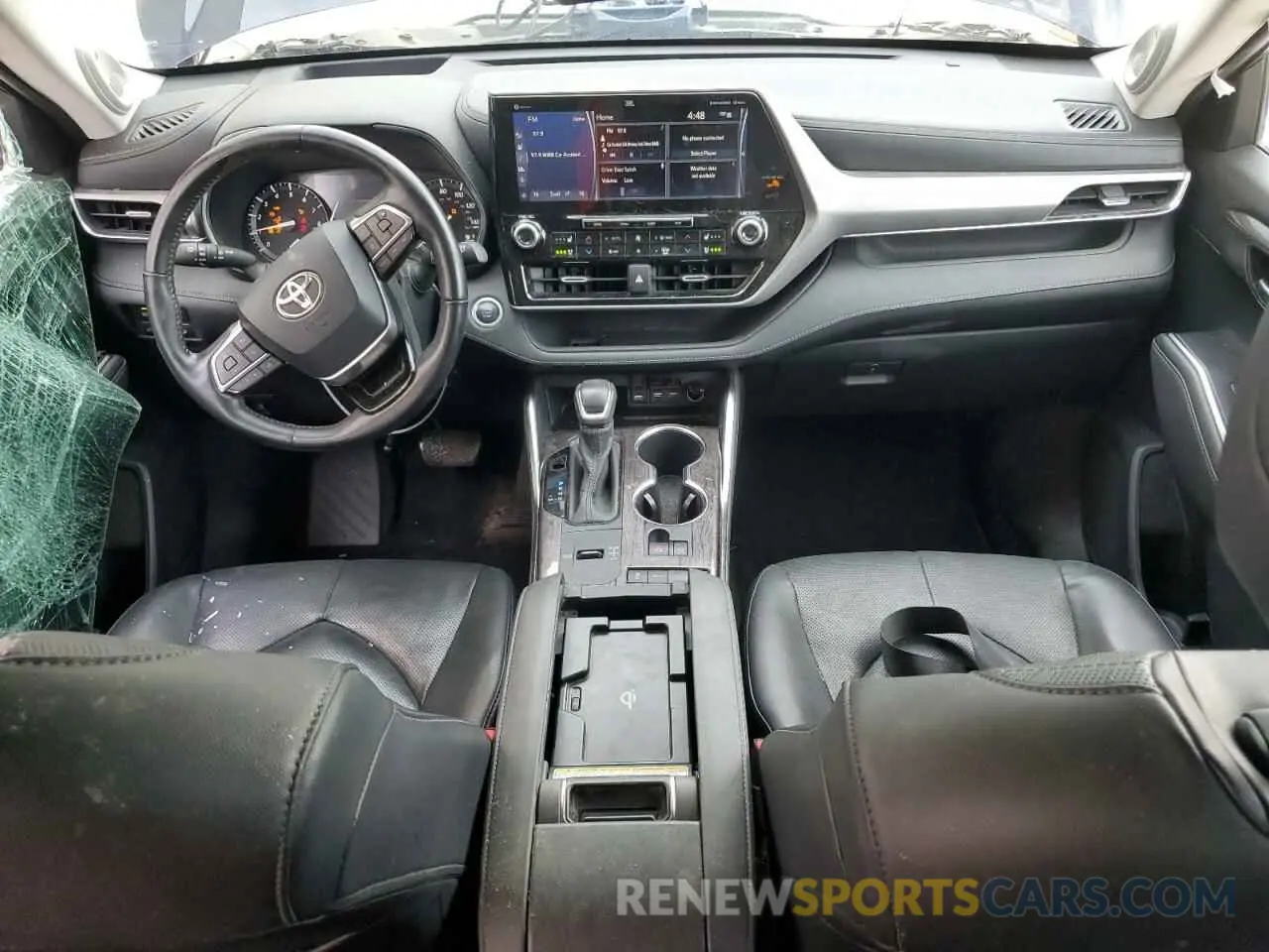 8 fotografías del automóvil dañado 5TDFZRAH8LS021849 TOYOTA HIGHLANDER 2020