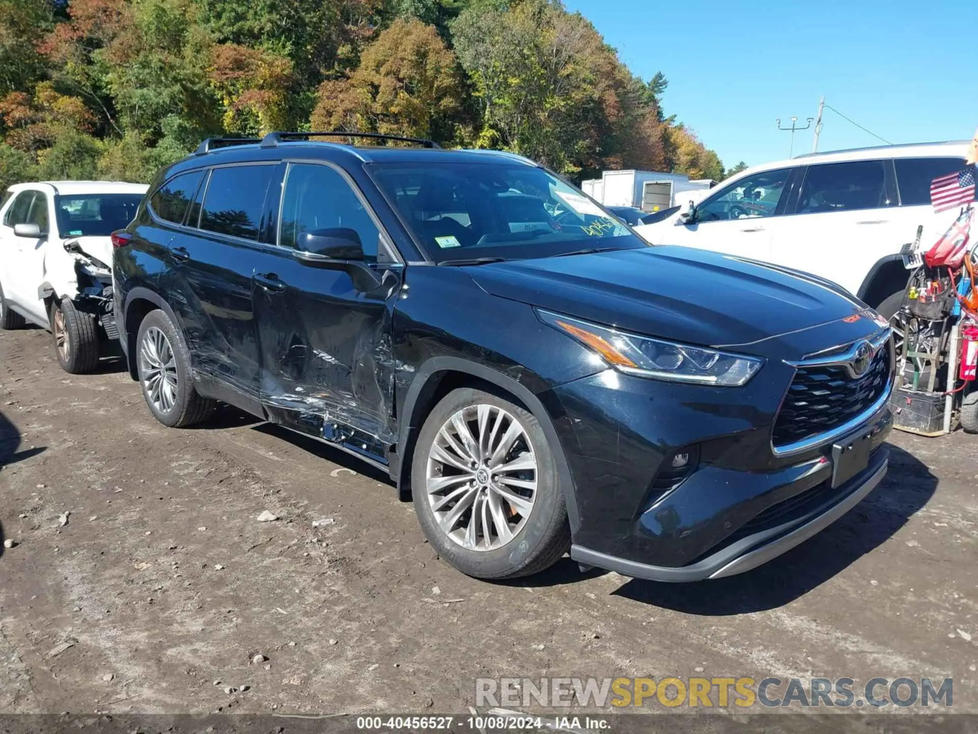 1 fotografías del automóvil dañado 5TDFZRBH0LS016126 TOYOTA HIGHLANDER 2020