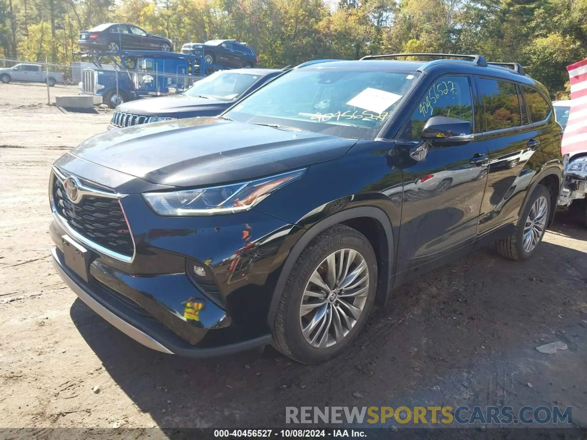 2 fotografías del automóvil dañado 5TDFZRBH0LS016126 TOYOTA HIGHLANDER 2020