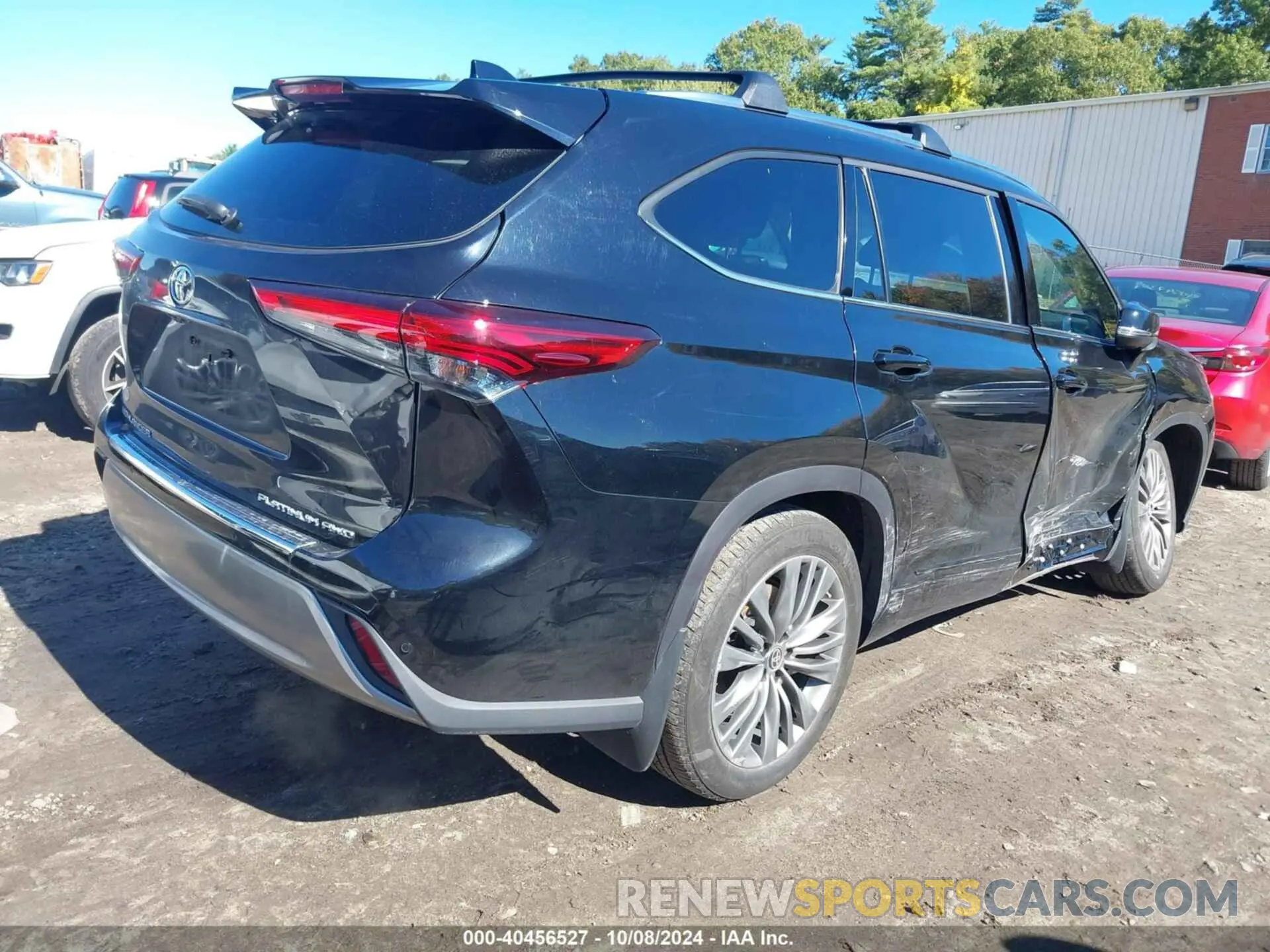 4 fotografías del automóvil dañado 5TDFZRBH0LS016126 TOYOTA HIGHLANDER 2020
