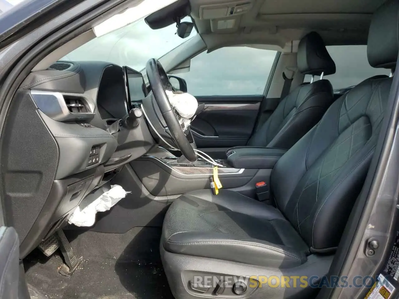 7 fotografías del automóvil dañado 5TDFZRBH1LS017155 TOYOTA HIGHLANDER 2020
