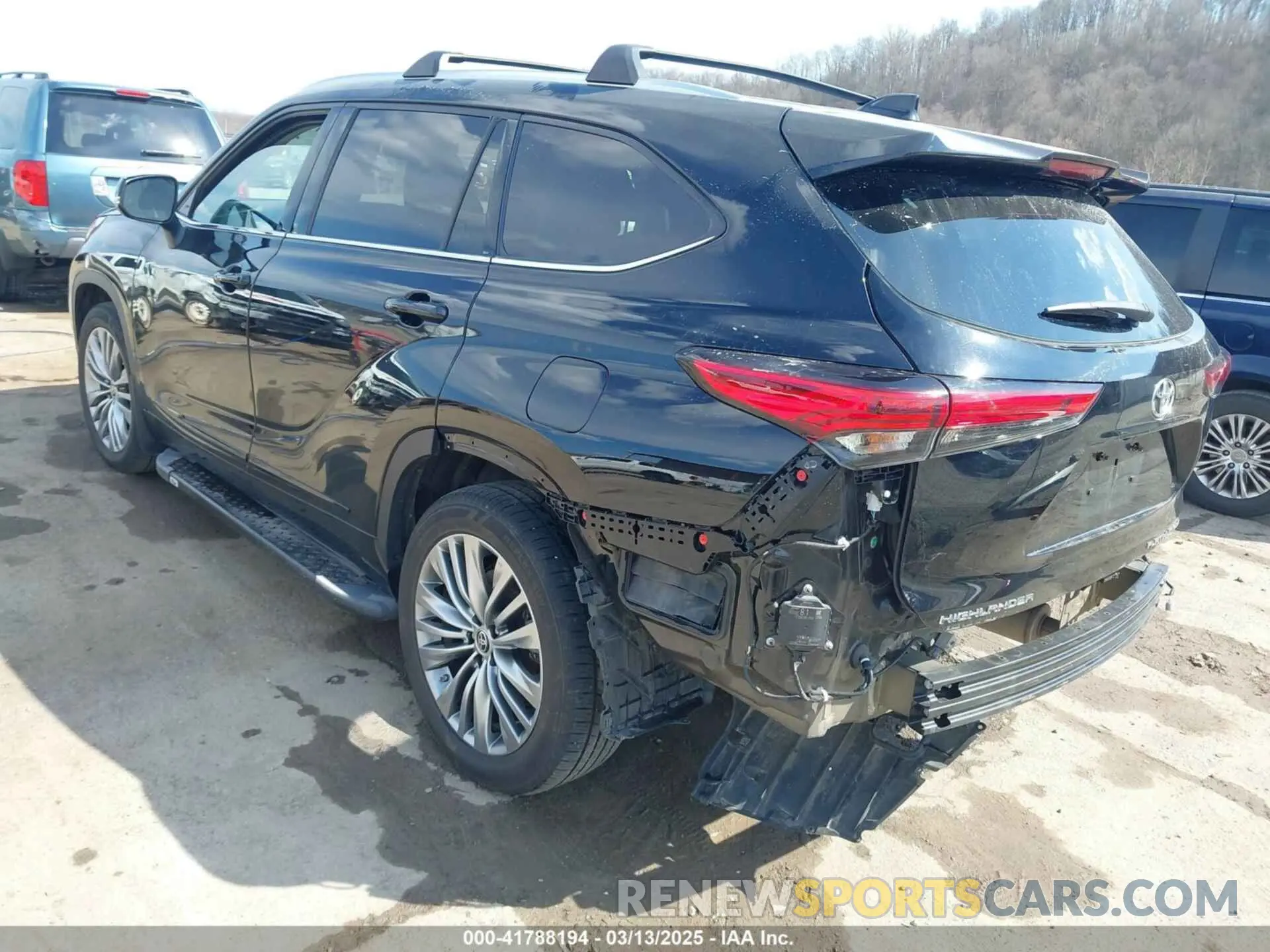 3 fotografías del automóvil dañado 5TDFZRBH2LS034921 TOYOTA HIGHLANDER 2020