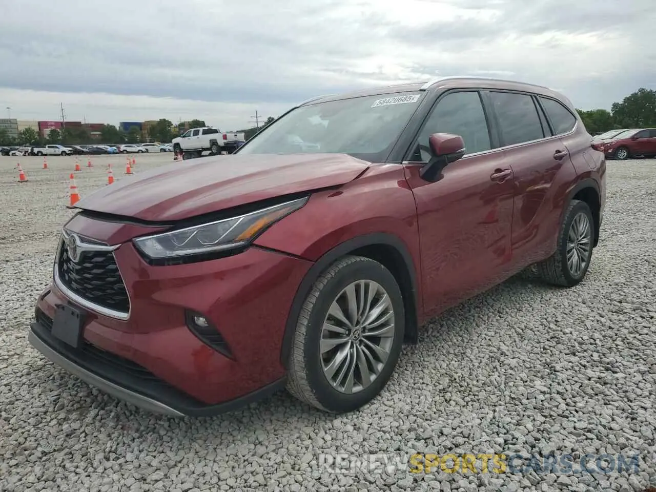 1 fotografías del automóvil dañado 5TDFZRBH5LS022424 TOYOTA HIGHLANDER 2020