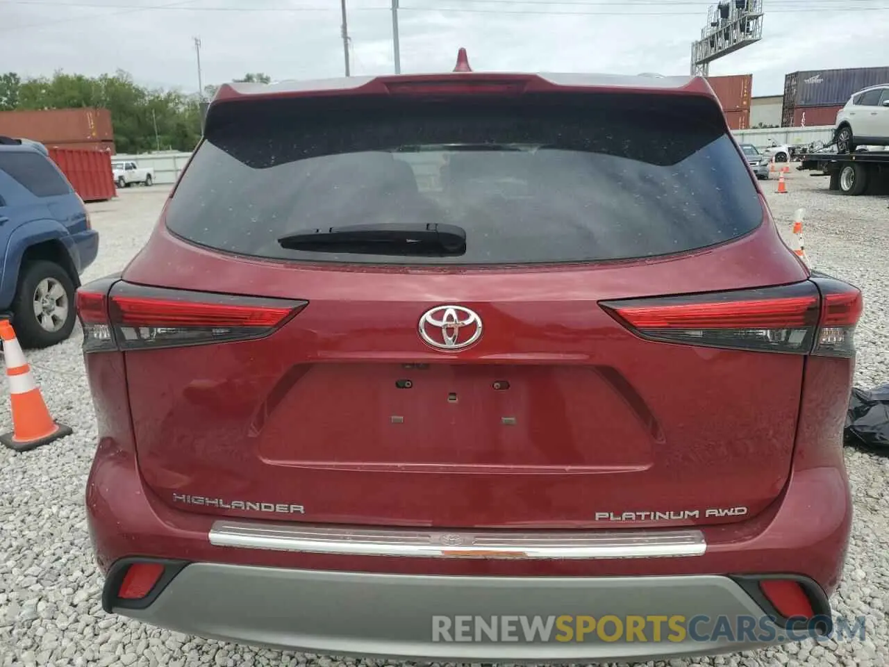 6 fotografías del automóvil dañado 5TDFZRBH5LS022424 TOYOTA HIGHLANDER 2020