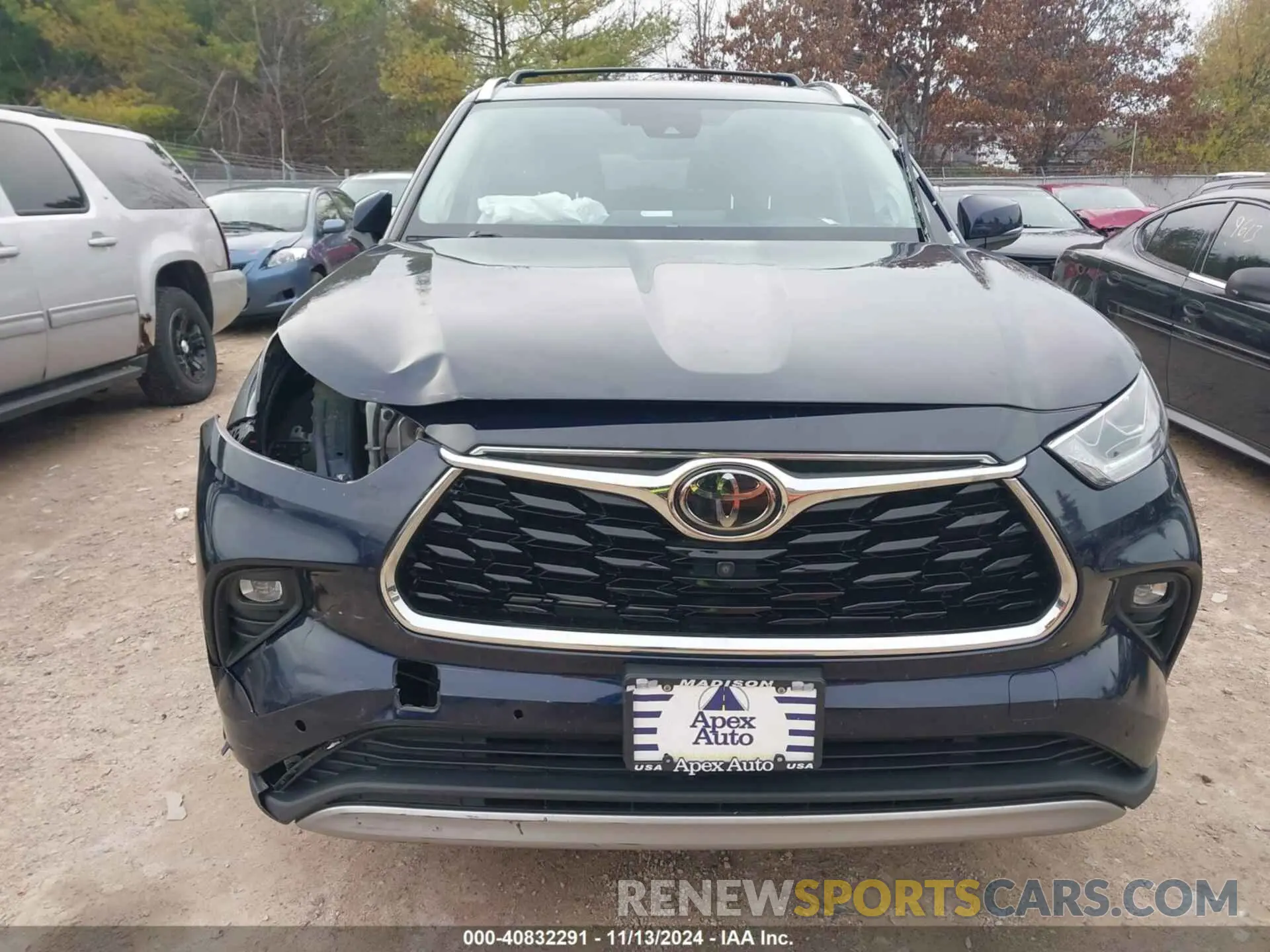 13 fotografías del automóvil dañado 5TDFZRBH6LS004028 TOYOTA HIGHLANDER 2020