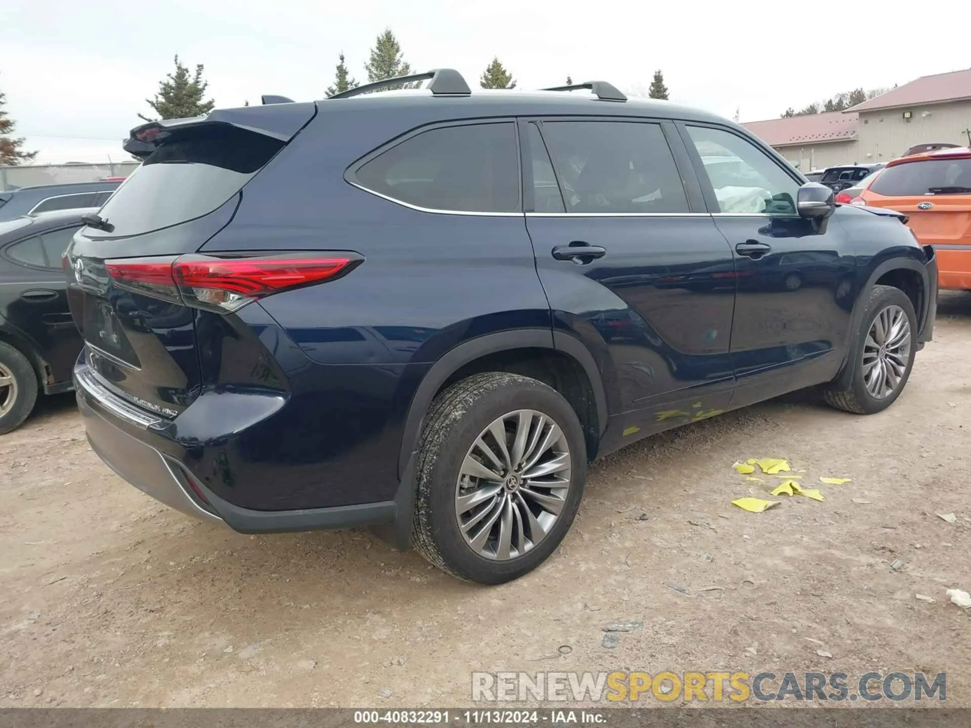 4 fotografías del automóvil dañado 5TDFZRBH6LS004028 TOYOTA HIGHLANDER 2020