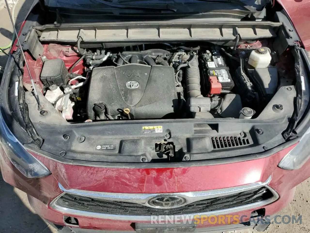 12 fotografías del automóvil dañado 5TDFZRBH6LS035568 TOYOTA HIGHLANDER 2020