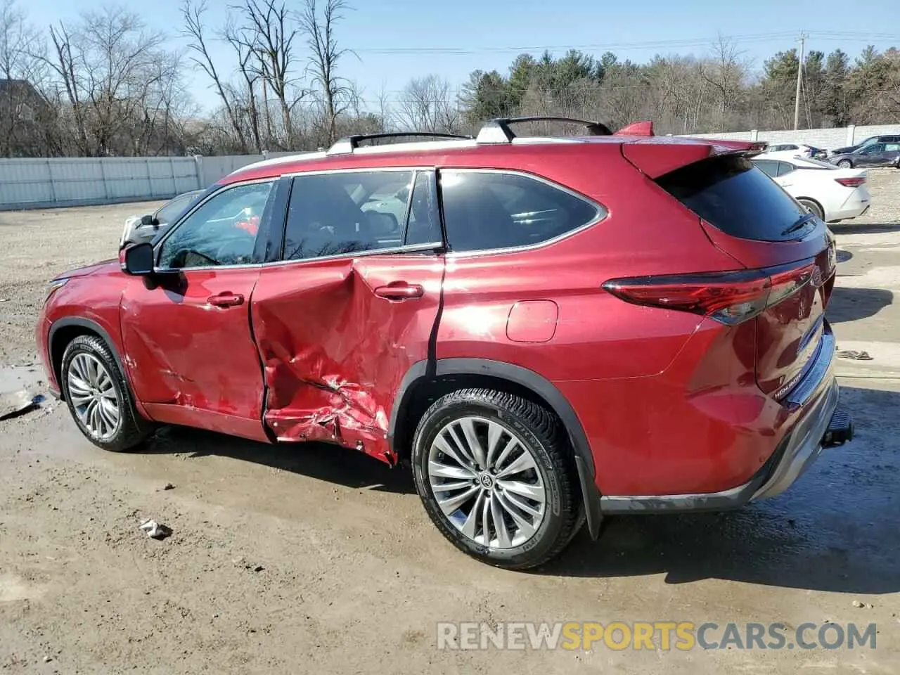 2 fotografías del automóvil dañado 5TDFZRBH6LS035568 TOYOTA HIGHLANDER 2020