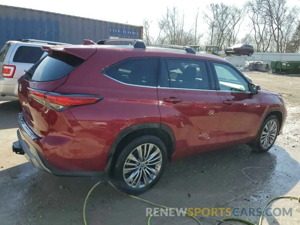 3 fotografías del automóvil dañado 5TDFZRBH6LS035568 TOYOTA HIGHLANDER 2020