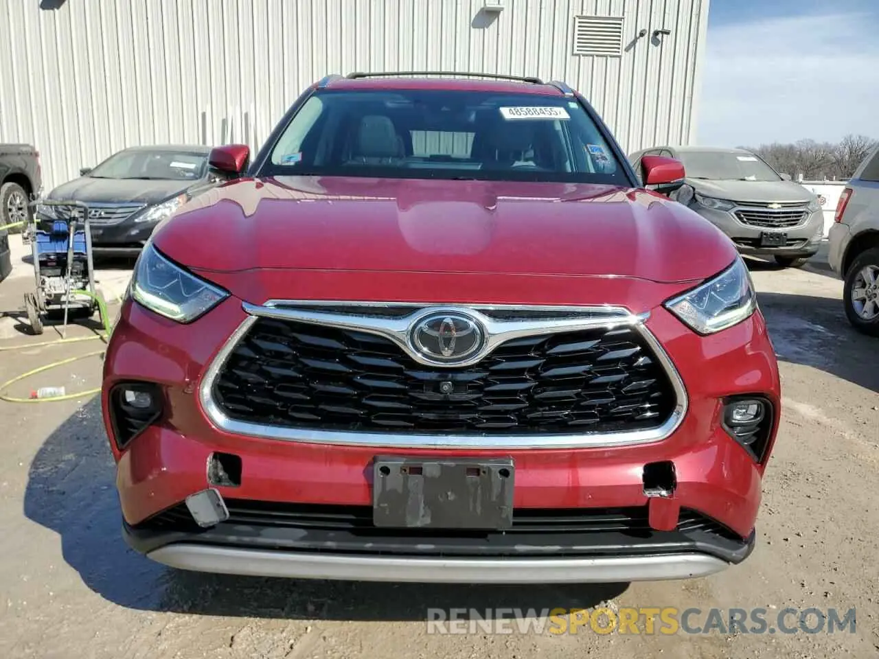 5 fotografías del automóvil dañado 5TDFZRBH6LS035568 TOYOTA HIGHLANDER 2020