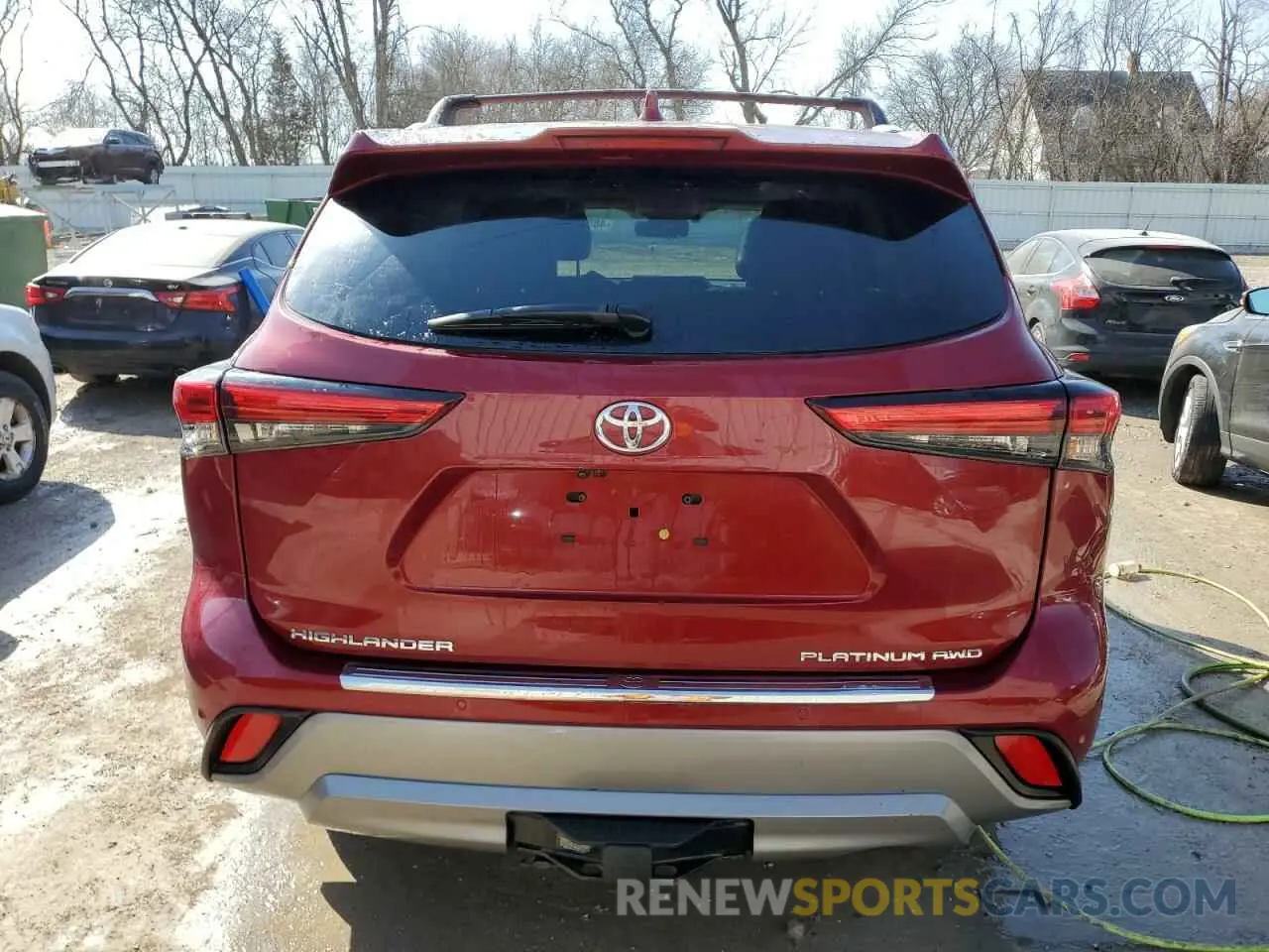 6 fotografías del automóvil dañado 5TDFZRBH6LS035568 TOYOTA HIGHLANDER 2020