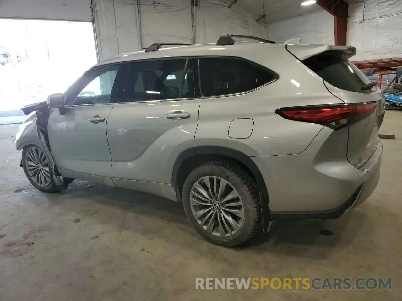 2 fotografías del automóvil dañado 5TDFZRBH7LS013644 TOYOTA HIGHLANDER 2020