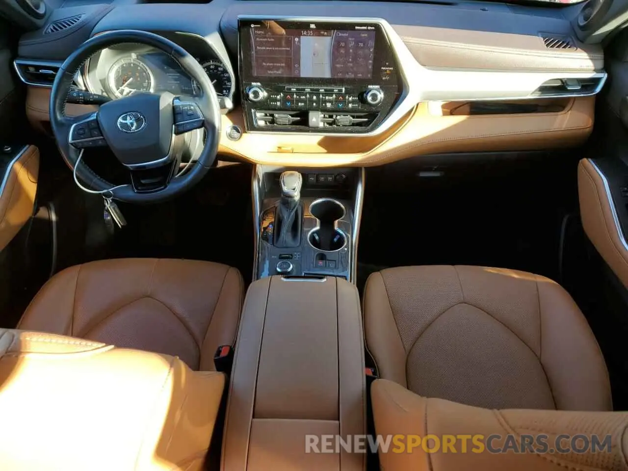 8 fotografías del automóvil dañado 5TDFZRBH7LS023509 TOYOTA HIGHLANDER 2020