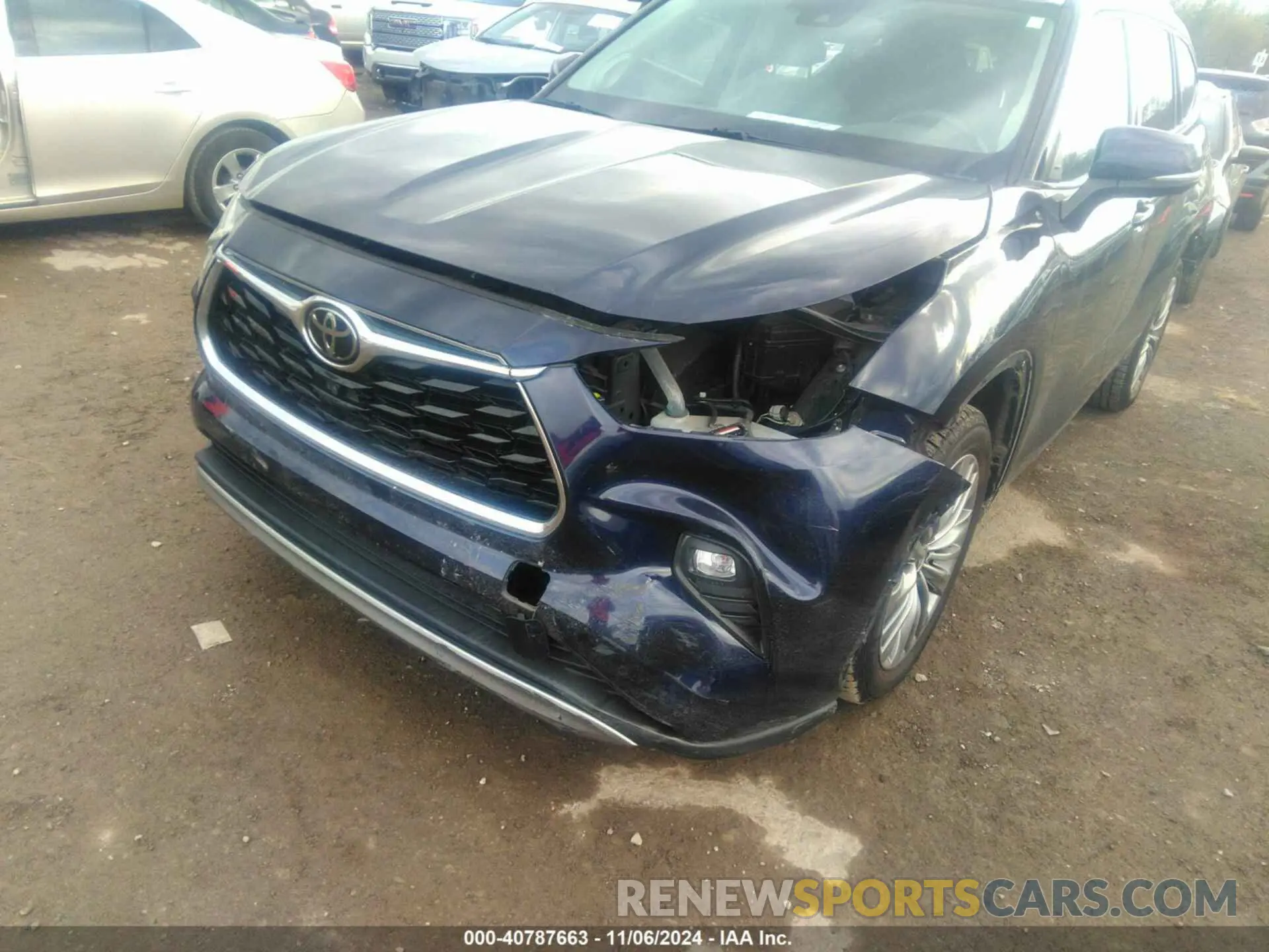 6 fotografías del automóvil dañado 5TDFZRBH8LS036866 TOYOTA HIGHLANDER 2020