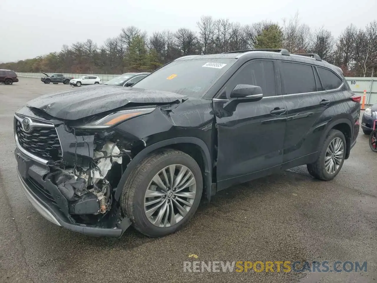 1 fotografías del automóvil dañado 5TDFZRBH9LS018733 TOYOTA HIGHLANDER 2020