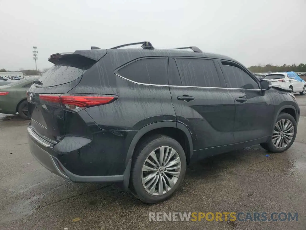 3 fotografías del automóvil dañado 5TDFZRBH9LS018733 TOYOTA HIGHLANDER 2020