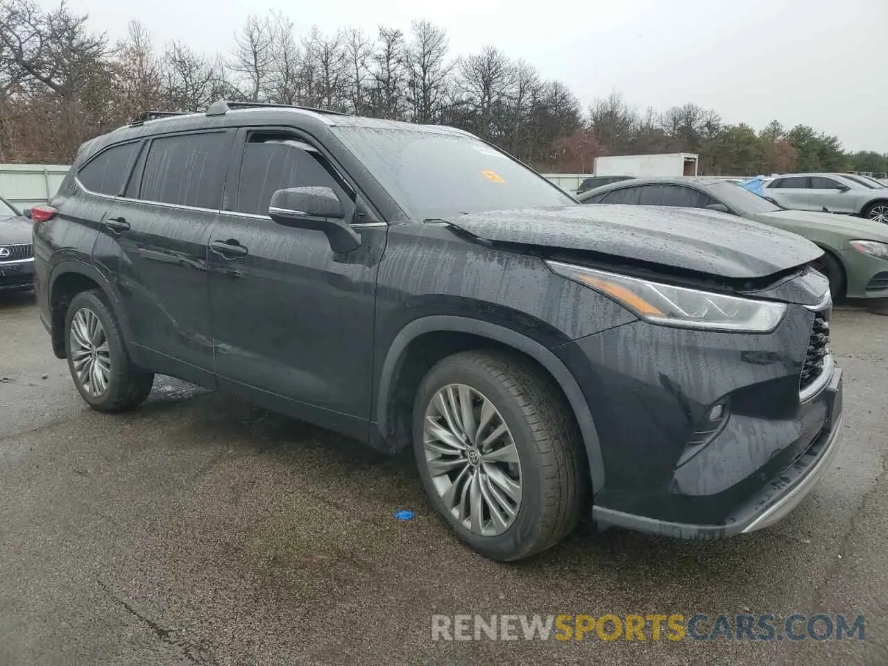 4 fotografías del automóvil dañado 5TDFZRBH9LS018733 TOYOTA HIGHLANDER 2020