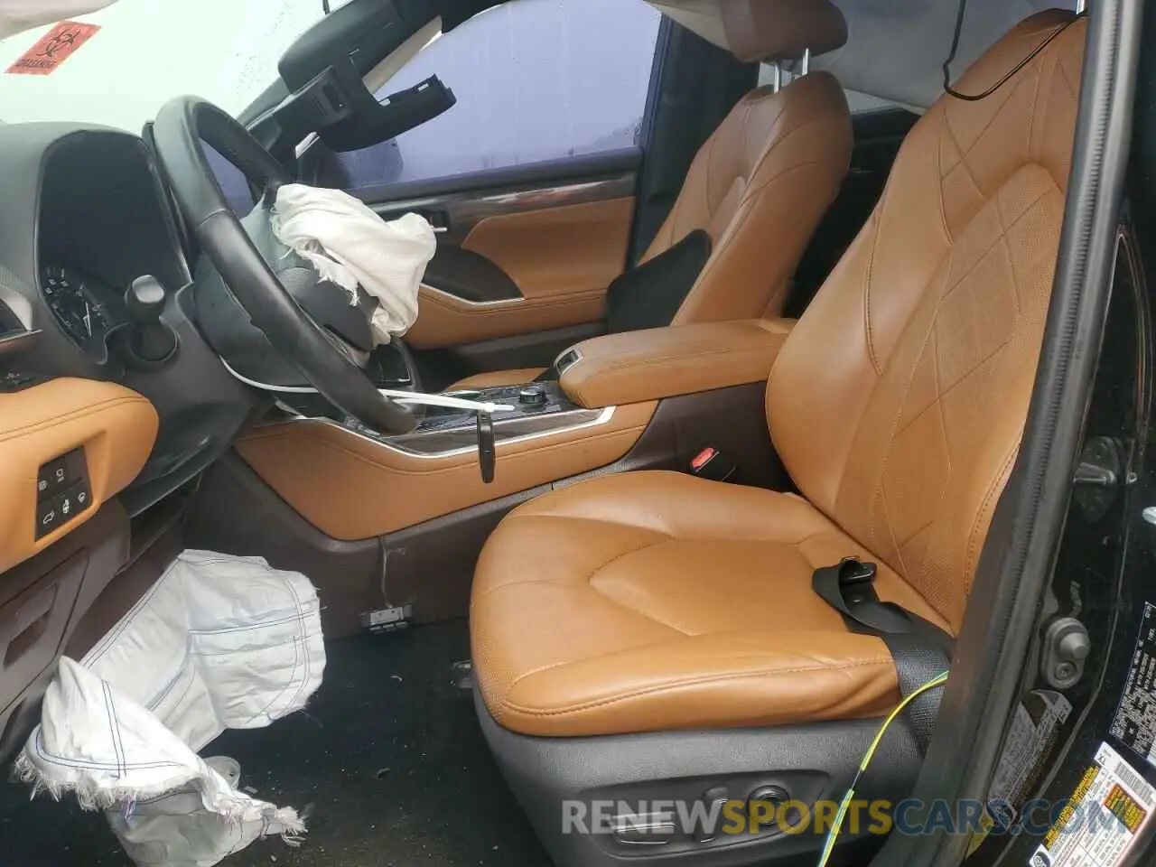 7 fotografías del automóvil dañado 5TDFZRBH9LS018733 TOYOTA HIGHLANDER 2020
