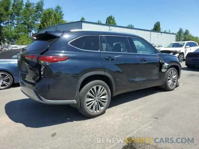 3 fotografías del automóvil dañado 5TDFZRBH9LS027142 TOYOTA HIGHLANDER 2020