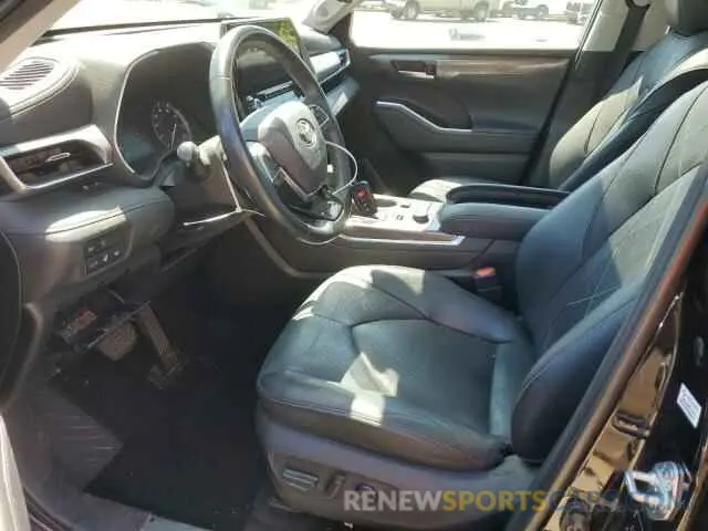 7 fotografías del automóvil dañado 5TDFZRBH9LS027142 TOYOTA HIGHLANDER 2020