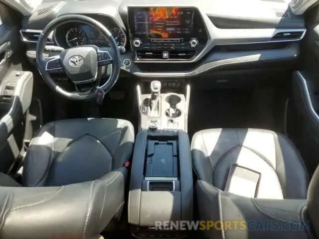 8 fotografías del automóvil dañado 5TDFZRBH9LS027142 TOYOTA HIGHLANDER 2020