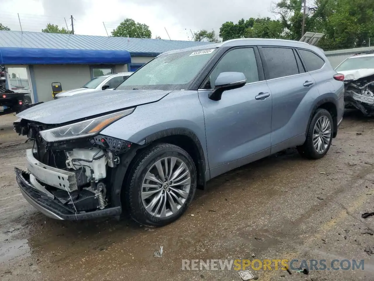 1 fotografías del automóvil dañado 5TDFZRBH9LS050744 TOYOTA HIGHLANDER 2020