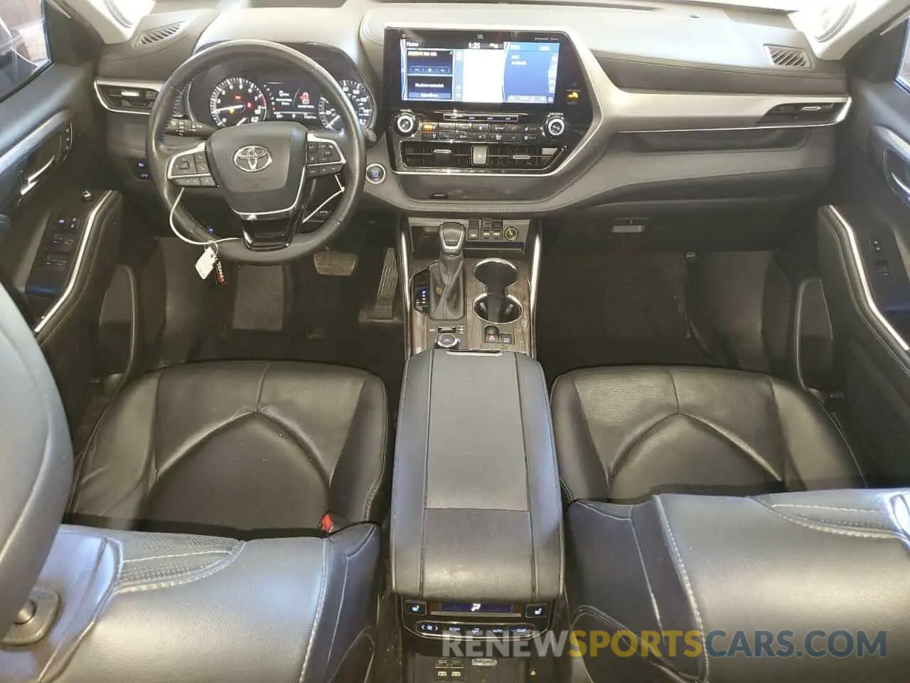 8 fotografías del automóvil dañado 5TDFZRBHXLS032592 TOYOTA HIGHLANDER 2020