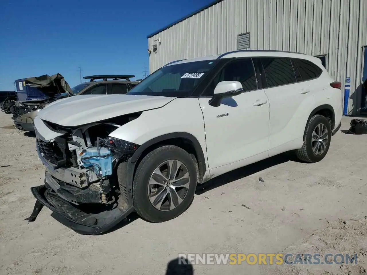 1 fotografías del automóvil dañado 5TDGARAH4LS501673 TOYOTA HIGHLANDER 2020