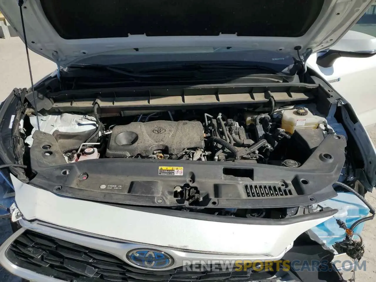 12 fotografías del automóvil dañado 5TDGARAH4LS501673 TOYOTA HIGHLANDER 2020