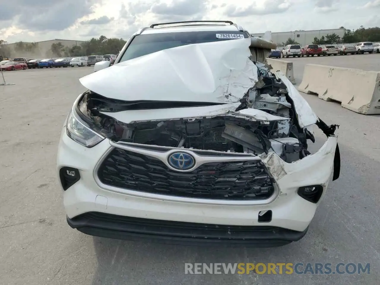 5 fotografías del automóvil dañado 5TDGARAH5LS502282 TOYOTA HIGHLANDER 2020