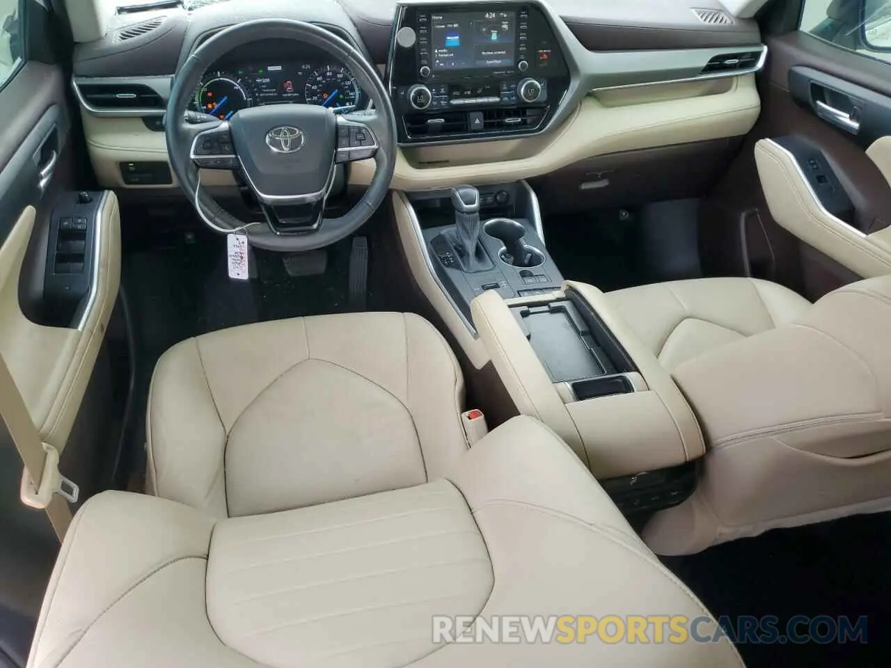 8 fotografías del automóvil dañado 5TDGARAH5LS502282 TOYOTA HIGHLANDER 2020