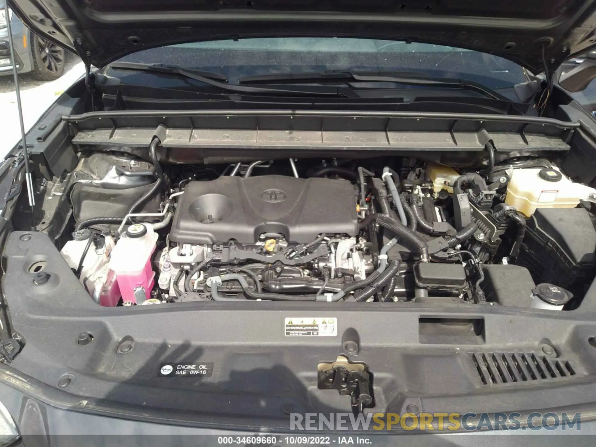10 fotografías del automóvil dañado 5TDGARAH5LS502864 TOYOTA HIGHLANDER 2020