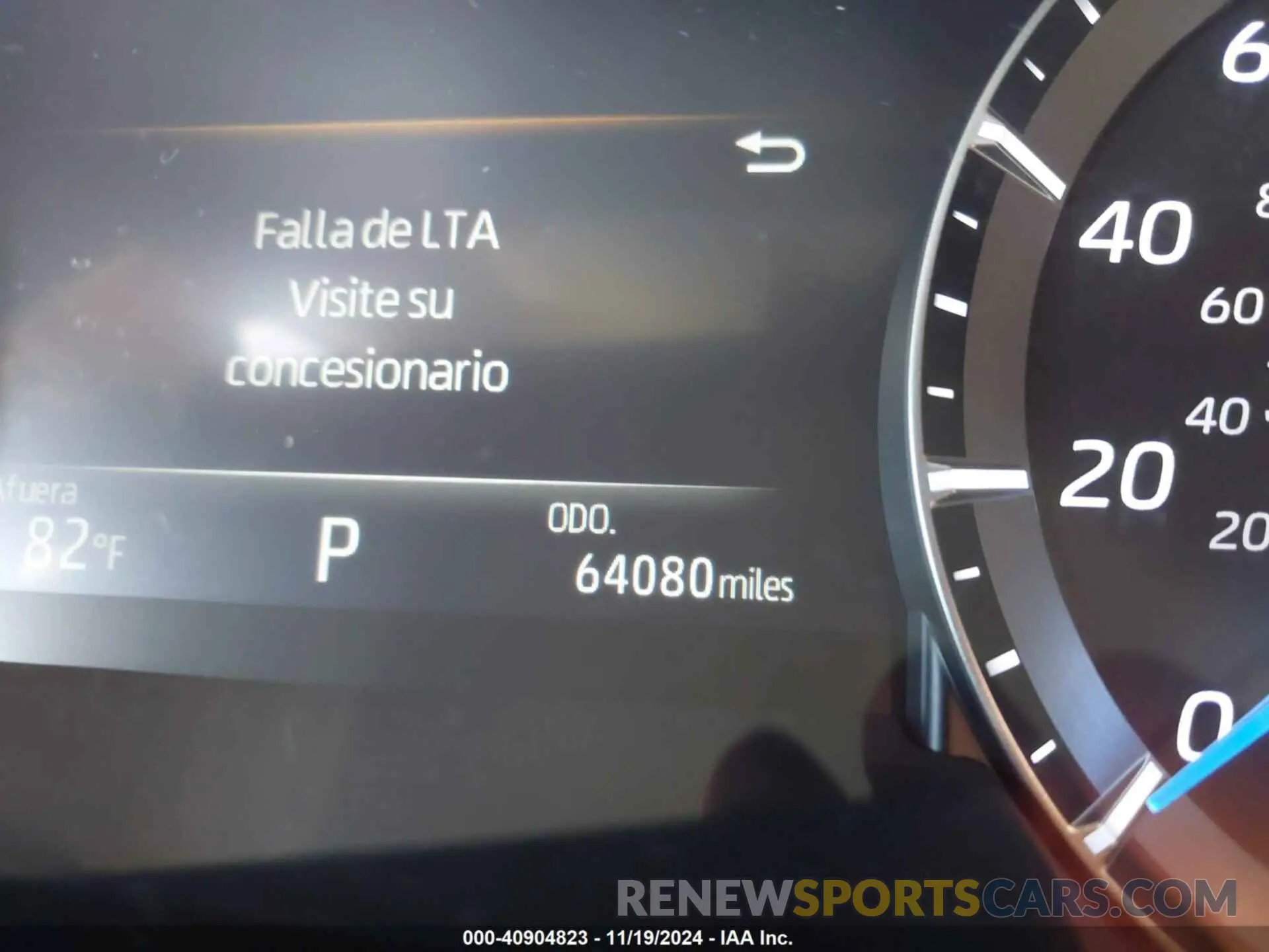 15 fotografías del automóvil dañado 5TDGARAH9LS502835 TOYOTA HIGHLANDER 2020
